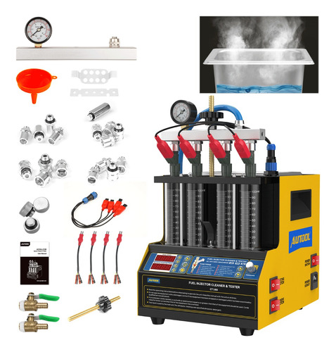 Prueba Y Limpieza De Laboratorio De Inyector Autool Ct160