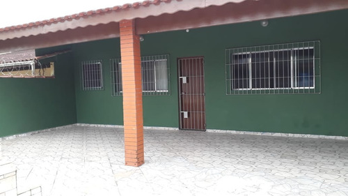 Imagem 4 de 15 de Casa No Balneário Gaivota Em Itanhaém, Com Churrasqueira, Lavanderia Externa, Edícula, Piscina