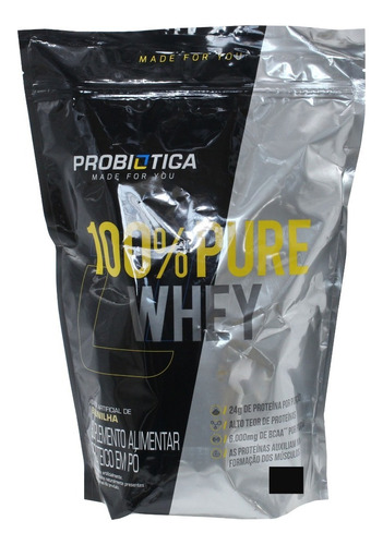 100% Pure Whey Hipertrofia Sabor Baunilha Probiotica 825gr