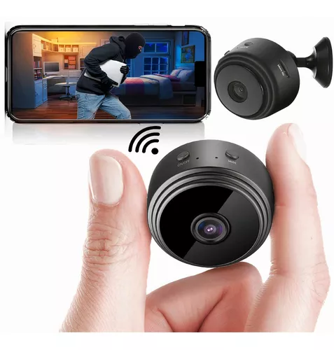 Mini Camara - Oculta De Seguridad Espia WiFi 1080P Inalambrica Con Audio y  Video
