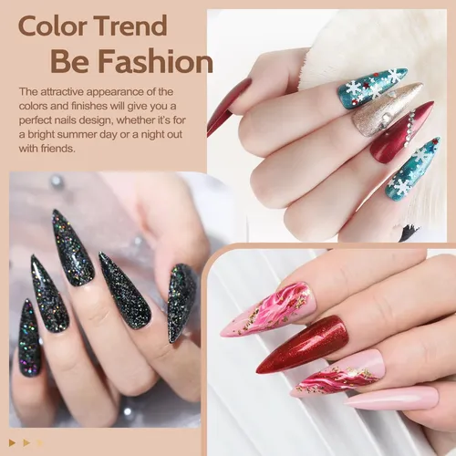 Kit Esmaltes Semipermanente 73 Piezas Con Lampara Uñas 54w