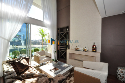 Imagem 2 de 15 de Espetacular Apartamento Mobiliado 2 Suítes Alto Padrão No Coração Do Brooklin!! - Ss39901