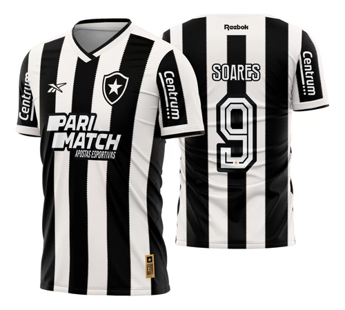 Camisa Blusa Botafogo 25/26 Personalizada Com Nome Promoção