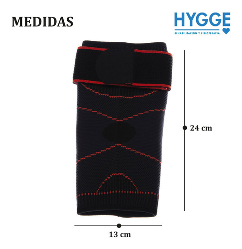 Imagen 3 de 10 de Codera Elástica Abrojo Codo Deportiva Soporte Rehabilitación