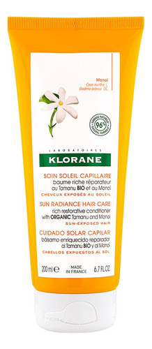 Klorane Acondicionador Nutri Reparador Cuidado Solar 200ml