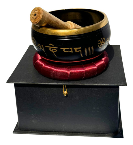Hermoso Cuenco Tibetano Para Meditación Sanación Sonora 11cm