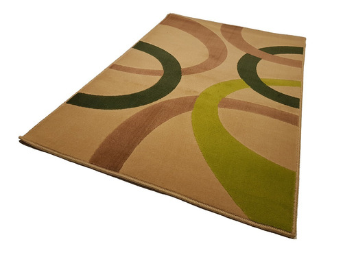 Carpeta Alfombra Spirit Verde Beige 133 X 190 Cm Soul