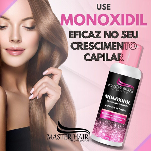 Serum Monoxidil Feminino Crescimento Cabelo Antiqueda 120ml