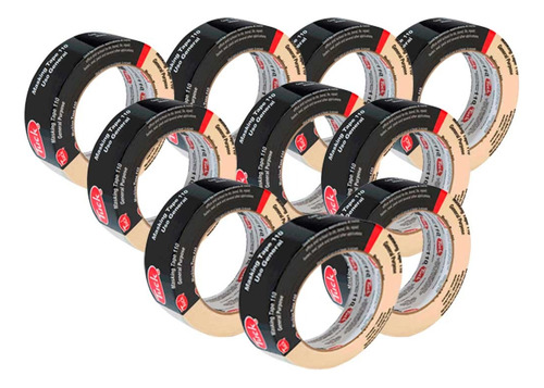 Kit 10 Masking Tape 110 Tuk 36mm X 50m Uso General