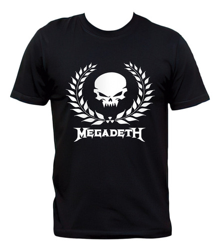 Remera Megadeth Laureles Thrash Metal 100% Algodón