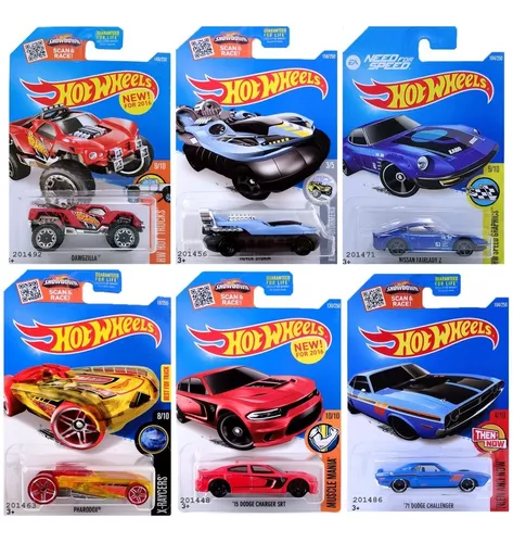 Carrinho Colecionador Hot Wheels Kit C/ 10 Unidades Sortidos