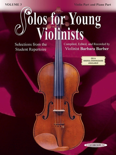 Album Solos For Young Violinist. Vol.3 Violin And Piano Part
