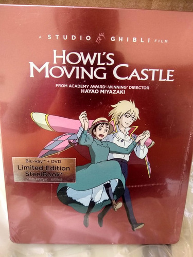 Howl's Moving Castle Steelbook Blu Ray