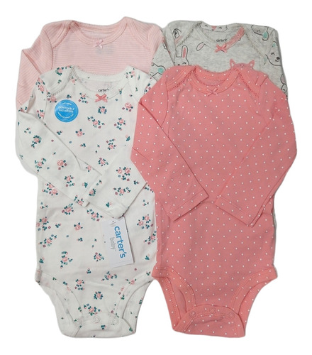 Set Body Bodies Carters Carter's Niña Animales Flores