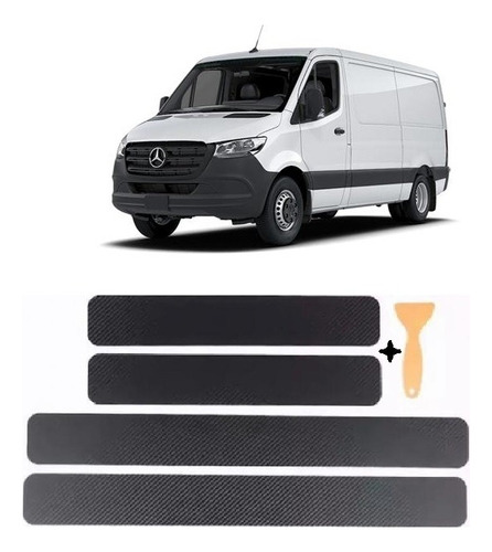 Accesorio Tuning Cubre Zócalo Carbono Mercedez Sprinter 2015