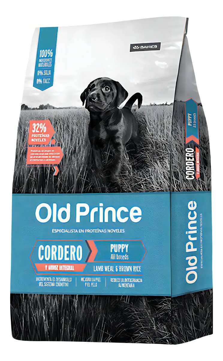 Old Prince Novel Cordero Y Arroz Cachorro X 7,5 Kg
