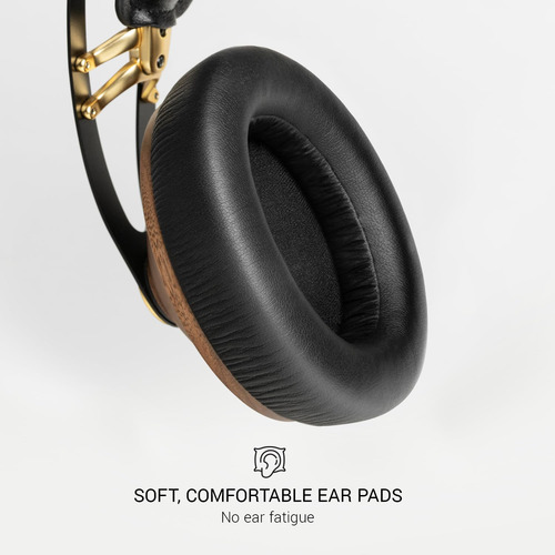 Fones De Ouvido Meze Audio 99 Classics Walnut Gold Com Fio E
