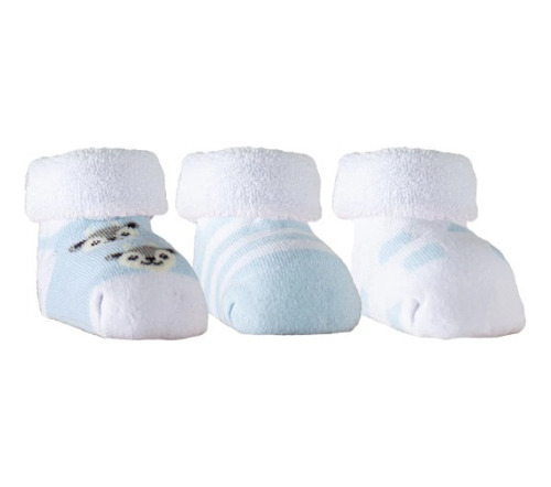 Pack X 3 Medias Escarpines Sox Bebe Abrigadas Calentitas