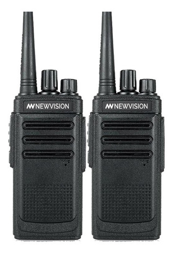 Kit X 2 Handy Radio Walkie Talkie Newvision Uhf + Auricular