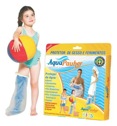 Aqua Pauher Para Perna Kids Bc807 Ortho Pauher Cor Transparente Tamanho Da Calcanheira U