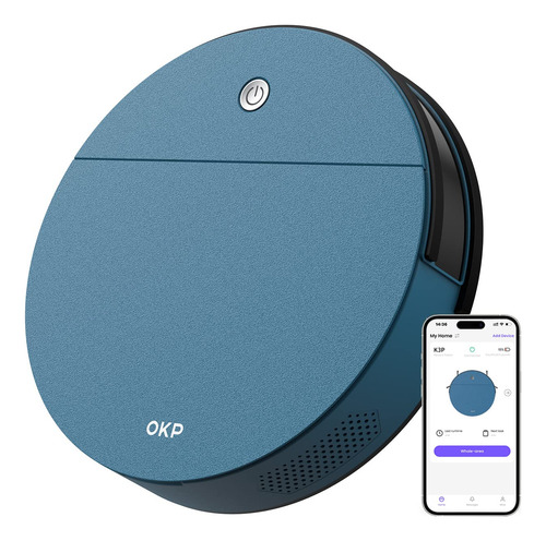 Aspirador Robot Okp 3000 Pa, Limpieza Automática, Wi-fi, Ale