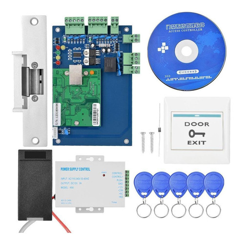 Tarjeta Completa Tcp/ip, Kit De Control De Acceso Para Puert