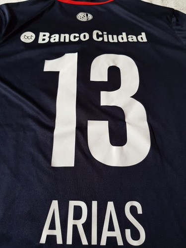 Camiseta San Lorenzo Utilizada En Juego R. Arias #13