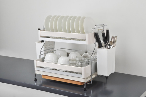 Escurridor De Platos De Acero Inoxidable Abs