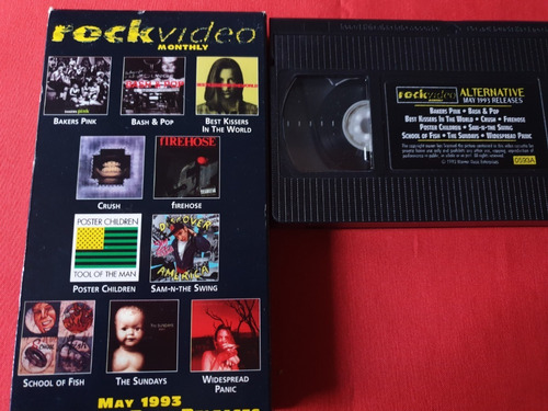 Video Vhs Rock Video Monthly Alternative Rock May 1993