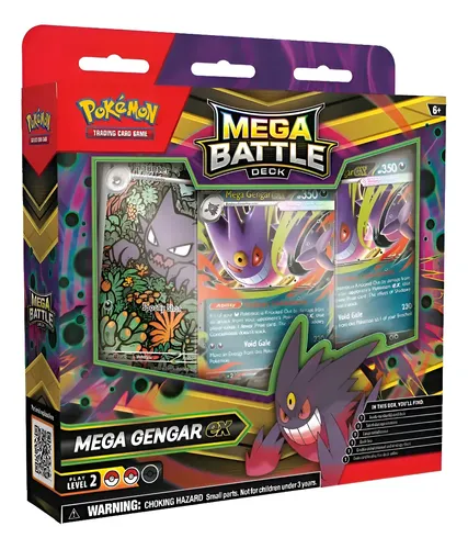 Pokemon Baralho De Batalha Mega Gengar Ex 60 Cartas Baralho De
