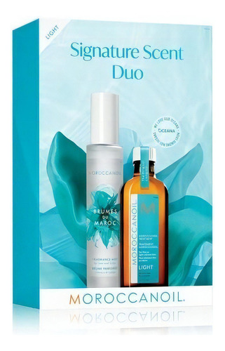 Kit Moroccanoil Duo Fragancia Exclusiva Aceite Light + Bruma