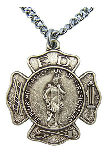Medalla De Plata De Ley Con Forma De Escudo De Cruz Del Depa