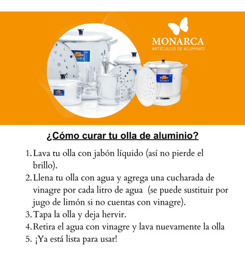 Arrocera De Aluminio Con Base No. 34 Capacidad 13 Litros