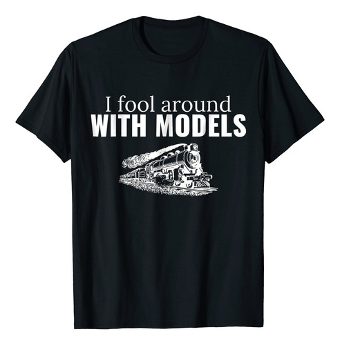 Modelo Camiseta I Funy Train Tee Negro S