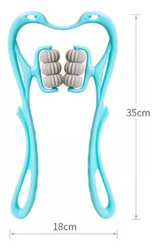 Masajeador De Cuello, Herramientas De Masaje Con Rodillo