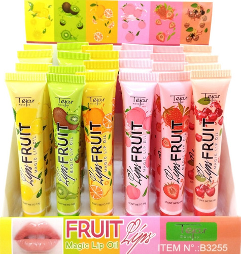 Magic Lip Oil Bálsamo Frutal Labios Tejar Set 24 Unidades 