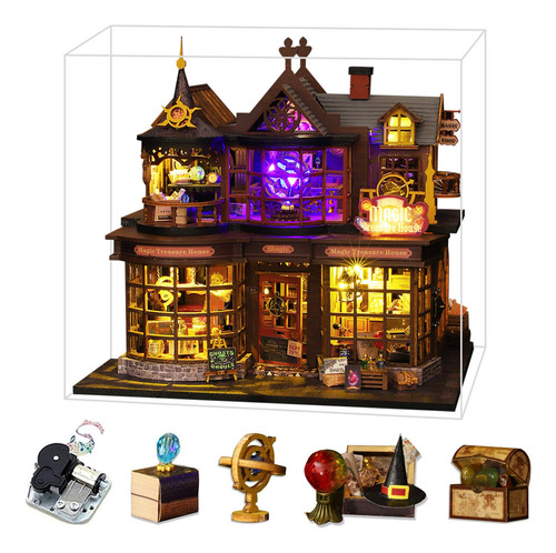Kit Casa De Muñecas De Madera En Miniatura Bricolaje Adulto