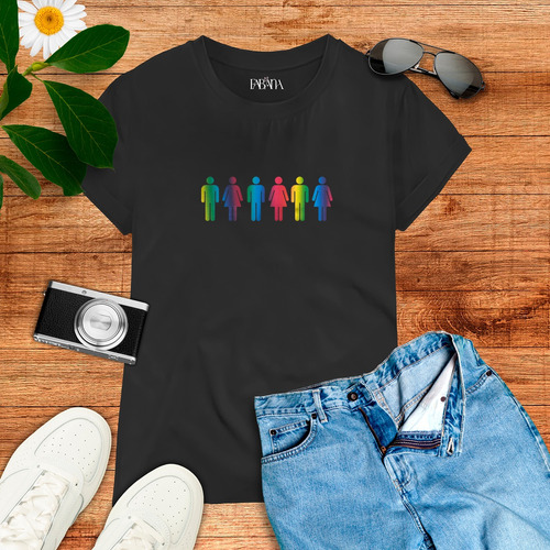 Franela Mujer Personalizada Mes Del Orgullo Gente Arcoiris