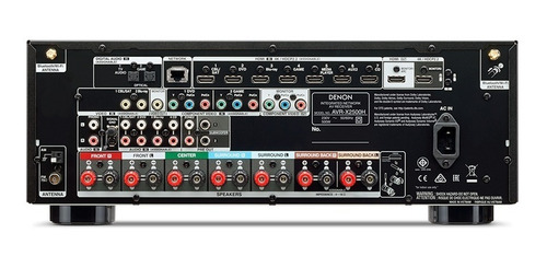 Imagen 5 de 8 de Sintoamplificador Denon Avr-x2600 Atmos,dts-x 4k Uhd