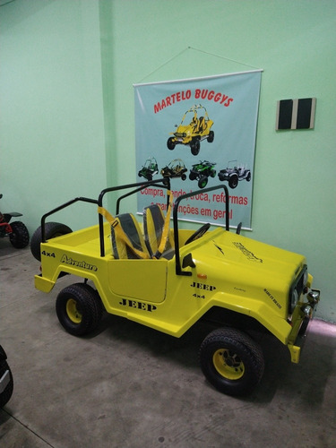 Míni Buggy Jeep Completo Único Com Portas E Setas 215cc 4t !
