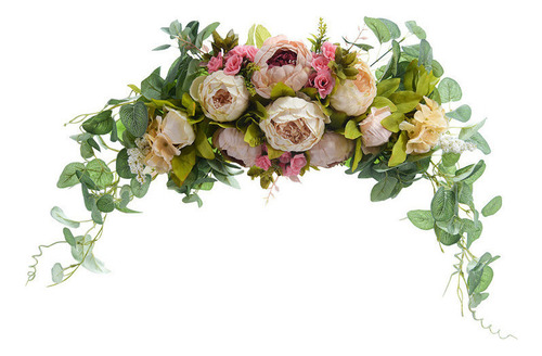 I Guirnalda De Flores Artificiales Decoración Arco Halloween