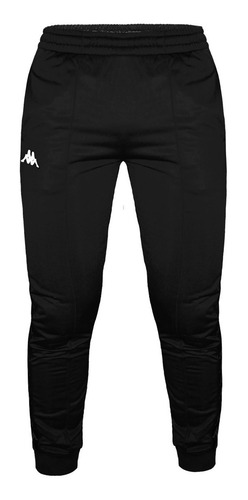 Pantalon Largo Kappa Banda Rastoria Chupin Cierre Negro 1 | Envío gratis