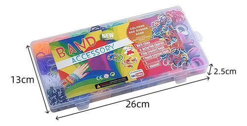 Kit Para Hacer Pulseras Con Bandas Elásticas Coloridas Para
