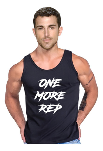 Polera One More Rep Musculosa Tank Gym Pesas Crossfit