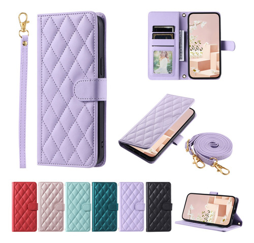 Funda Protectora De Piel Abatible Para Xiaomi 14t 5g/14t Pro 5g/poco M7 Pro 5g, Funda Protectora De Piel Con Correa De H