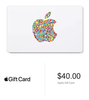 Tarjeta Gift Card Apple - Itunes 40 Usd - Solo Eeuu