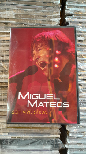 Miguel Mateos Salir Vivo Show Dvd Impecable + Lámina Duncant