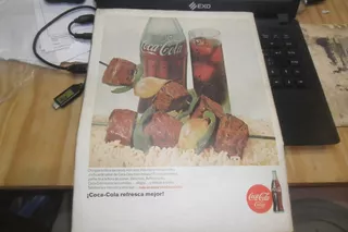 Coca Cola Refresca Mejor Coke Retro 1965 Antigua Publicidad