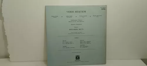 Lp Vinil Duplo Verdi Missa De Requiem Riccard Muti .envio 14