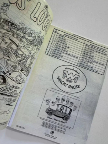 Álbum Figurin Desenho Corrida Maluca 1982 Meio Ofício Reprod